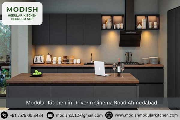 Modular Kitchen in Drive-In Cinema Road Ahmedabad 